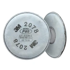 3M Particulate Filter 2078, P95, Nuisance Level Organic Vapor/Acid Gas Relief