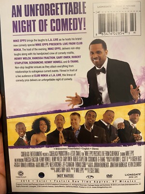 Mike Epps Presents - Live From Club Nokia region 1 DVD (stand up