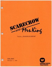 SCARECROW & MRS. KING D.O.A. DELIRIOUS ON ARRIVAL SCRIPT KATE JACKSON (copy)