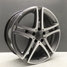 CERCHIO IN LEGA MERCEDES BENZ CLASSE S 18" GRIGIO TAGLIO DIAMANTATO OEM A2224011900 X1