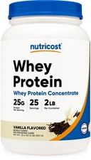 Nutricost Whey Protein Concentrate (Vanilla) 2 LBS
