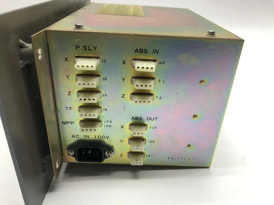 Módulo de control de fuente de alimentación eje X, Y, Z máquina MMC Mitutoyo entrada/salida ABS, FN-905 Foto 2 de 4