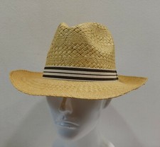 CAPPELLO PAGLIA NATURALE TESA LARGA MADE IN ITALY