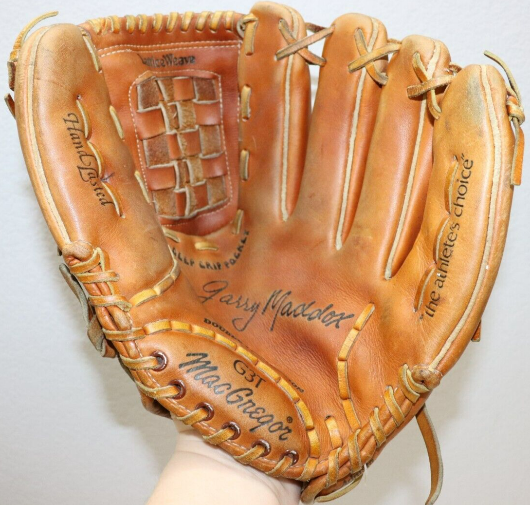 Mac Gregor G3T Glove Mitt leather Baseball Phillies Garry Maddox