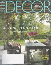 Elle Decor Magazine July/August 2016 All American Style Ina Garten's Private