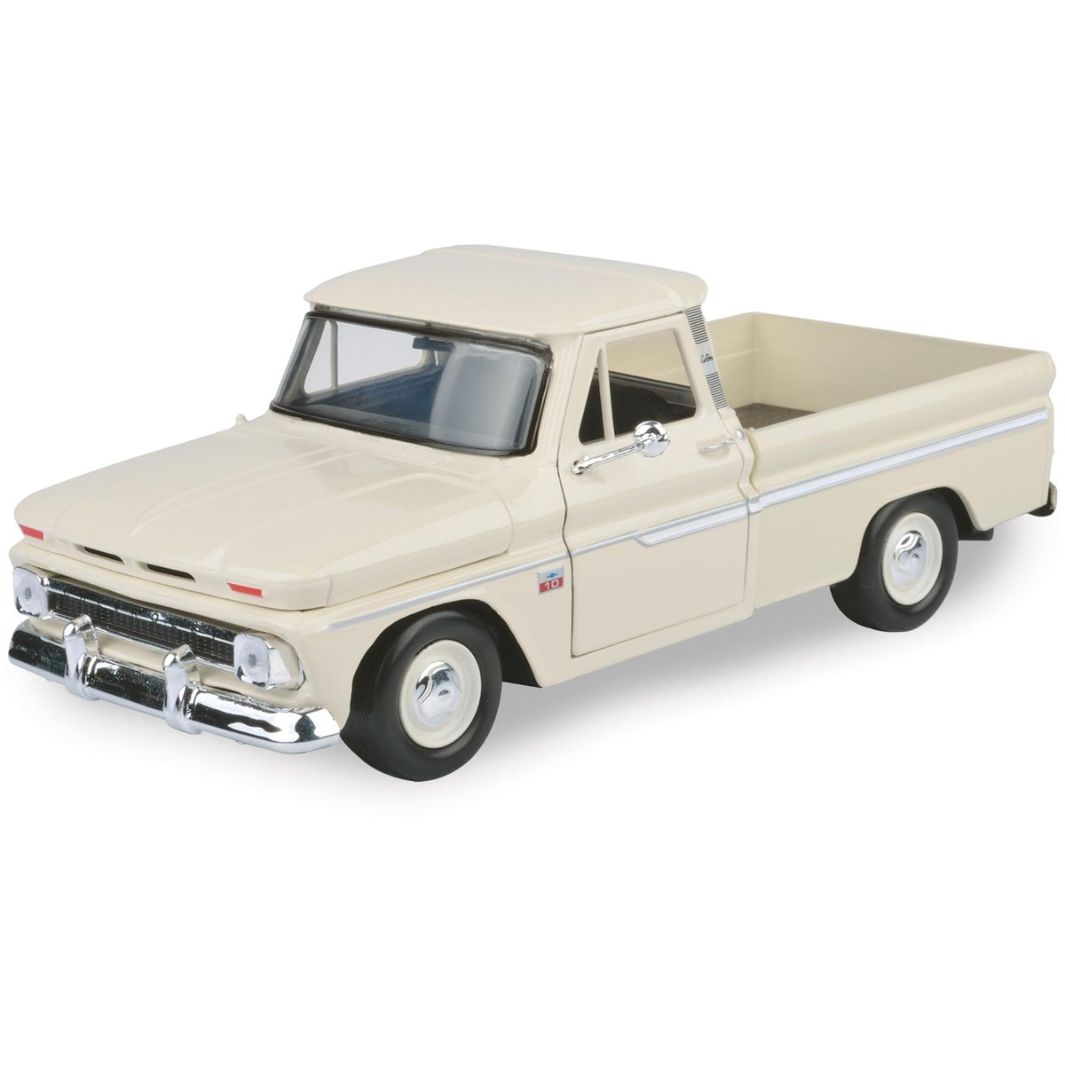 モーターマックス TL1/24 1966 シボレー C-10 CREAM Amazon.com: New Motormax - 1966 Chevy C10 Fleetside Pickup