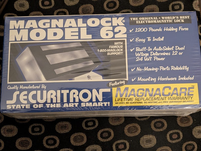 Securitron Model 62 Magnalock Electromagnetic Lock! BRAND NEW! | eBay