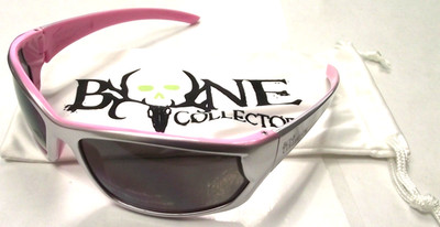 Radians Bone Collector BCCV65-20ID Shooting Glasses Smoke Lens Silver/Pink