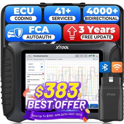 XTOOL IP900BT Diagnostic Tool All System Bidirectional Scanner Key Programmer