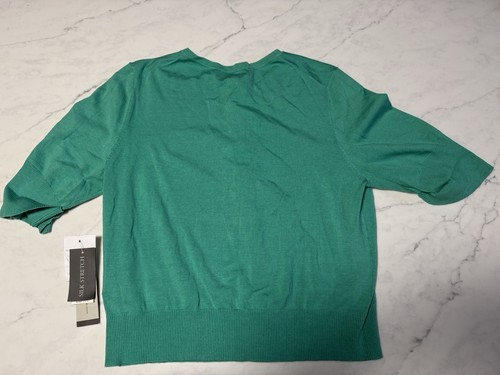 Josephine Chaus Silk Stretch Cardigan Sweater - Mint Julep - Picture 4 of 6