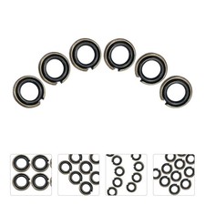 12 Sets Impact Wrench Retaining Ring And Rubber O Ring Drive Socket Retainer