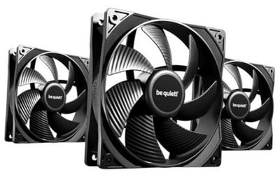 Pure Wings Triple Pack Included, high top-end Speed, Low 120mm PWM 3 Black