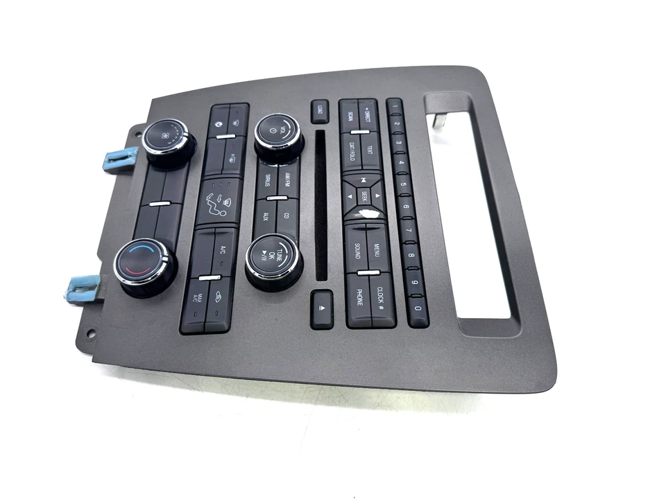 Panel de control de clima radioagitador Ford Mustang 2011-2014 CR3T18A802JA GRIS OEM Foto 3 de 4