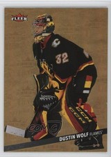 2025-26 Upper Deck Fleer Ultra Medallions Gold 169/200 Dustin Wolf #M-21 1h4a