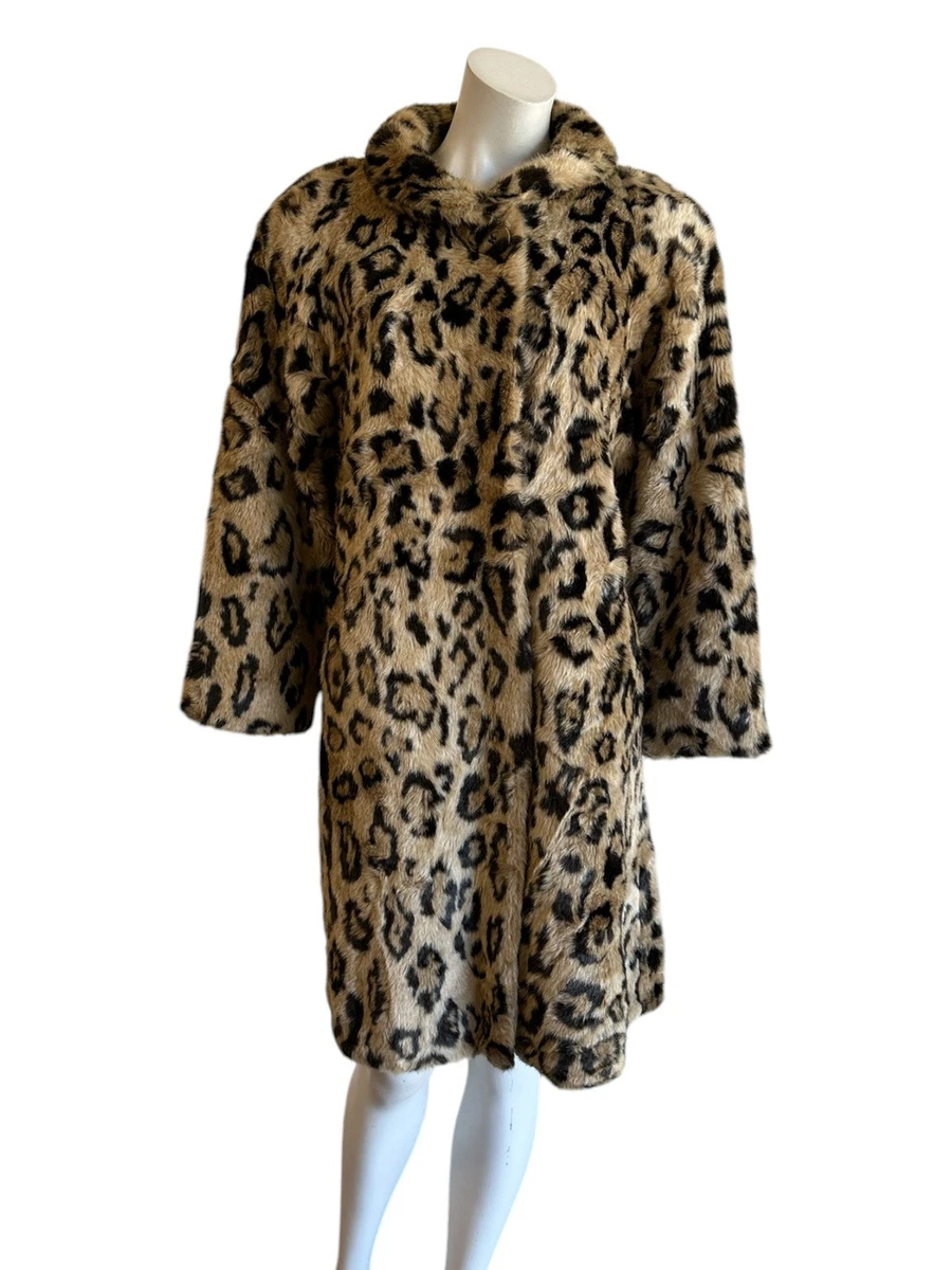 Cheetah Coat In Vintage Outerwear Coats & Jackets For Women for