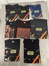 1999 Star Wars episode one phantom menace Shirt Bundle Different Sizes