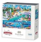 Boardwalk jigsaw puzzle, Riviera Maya, art by Andy C. Ellis, 1000 pcs