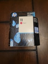 HP 11 Magenta Ink Cartridge C4837A Expir: 09/11 New