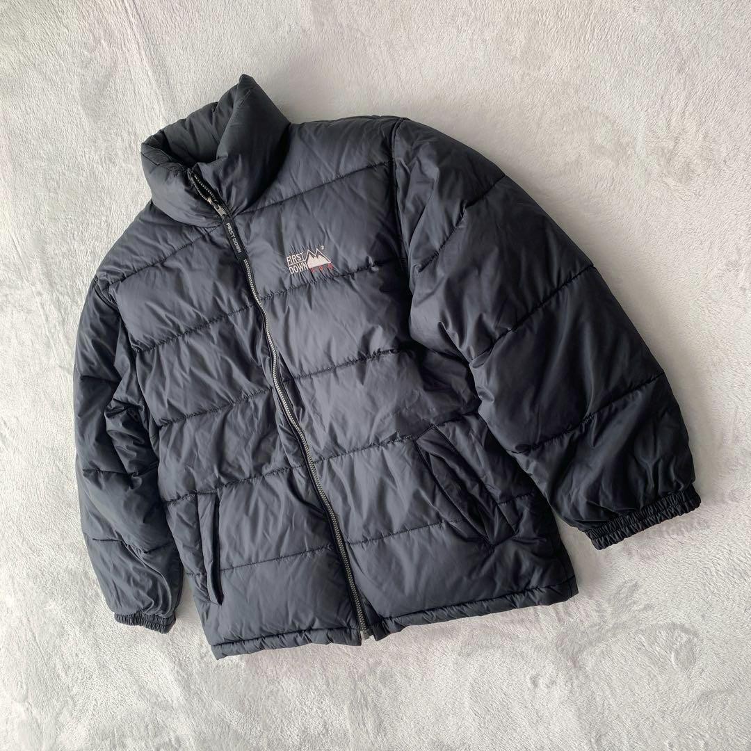 First Down Reversible Thick Down Jacket Men/Women… - image 7