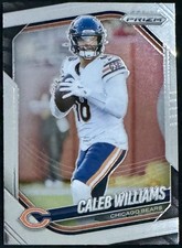 Fútbol americano Panini Prizm Caleb Williams 124 Base Chicago Bears NFL 2025