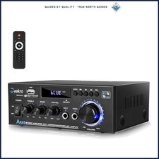 Amplificador de Audio Bluetooth 5.0 con Soporte para Tarjeta USB/SD y Control Remoto