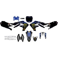 Dcor 20-50-401 2021 Star Racing YAM Complete Graphics Kit - Black