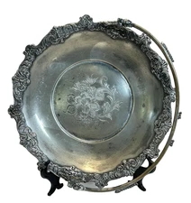 Antique Middletown Silver Co Brides Basket Quadruple Plated Victorian Era 1901