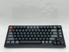 Keychron V1 Ultra 8K Wireless Mechanical Keyboard, Banana Silk POM Switch- Black
