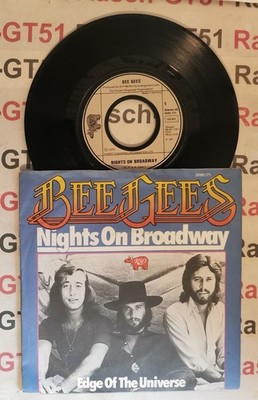 7'' Single Vinyl Bee Gees a) Nights On Broadway b) Edge of the Universe