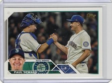2023 Topps Series 1 - Paul Sewald #207 SSP Image Variation Golden Mirror