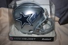 SIGNED DREW PEARSON (DALLAS COWBOYS) MINI HELMET WITH COA — photo 1