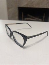 SAINT LAURENT SL M72 002 Cat Eye Acetate Black Gold 54-16-145 Women's Eyeglasses