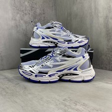 Fashion Off Arrow White Be Right Back Unisex Casual Sneakers White Blue