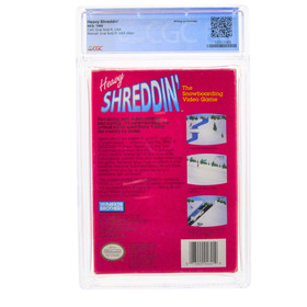 Graded NES Cart CIB - Heavy Shreddin' CGC 7.5