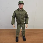 Vintage GI JOE 1964 Early Action Soldier Figure Painted Blonde Hard Hands