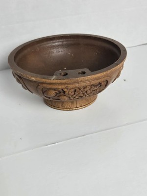 Vintage Composite Nut Cracker Bowl Brazil Almond Walnut Pecan FTD