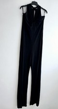 Black Halterneck Jumpsuit Women's Size UK 14