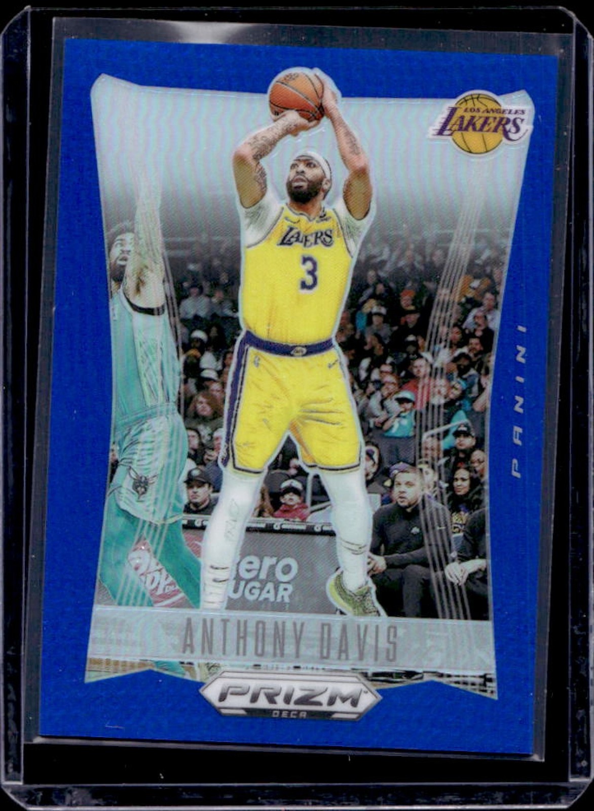 2023-24 Prizm Deca Anthony Davis Blue #23/149 Lakers