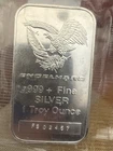 Engelhard Eagle 1 Oz .999+ Silver Bar SN FS 02457 - SEALED Apmex