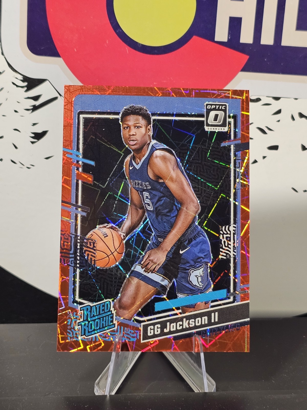 2023-24 Donruss Optic Rated Rookie GG Jackson #228 Red Velocity Prizm /299 (RC)