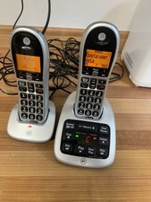 BT 4600 Cordless Twin Phone Set Big Button with Call Blocker and Answer Machine