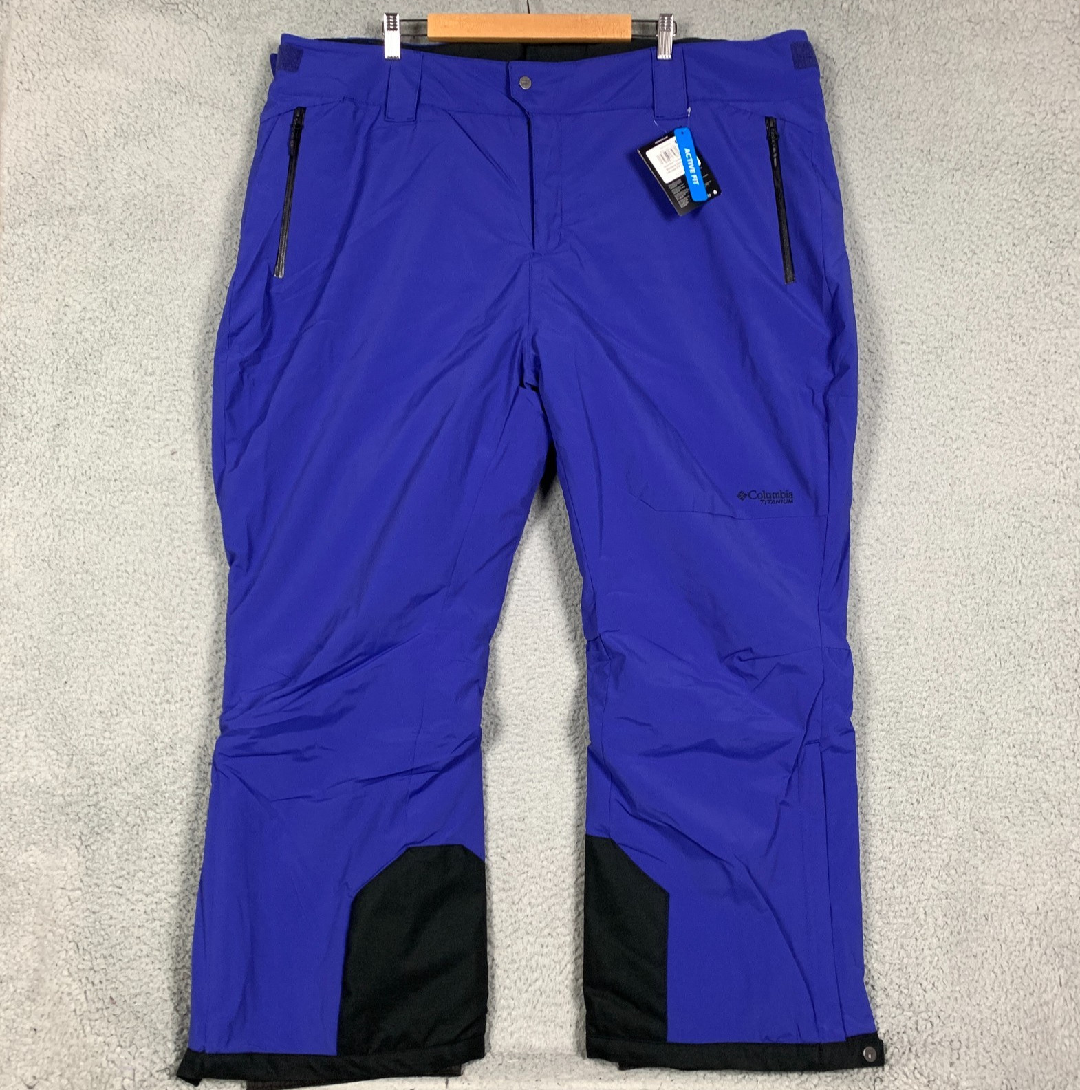 Columbia Cirque Bowl Pants Womens Plus 3X Blue Titanium Insulated Ski NWT $170