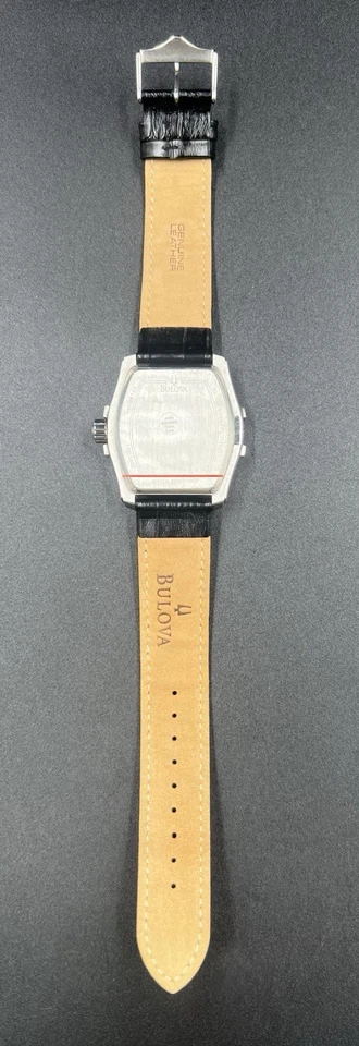 Bulova 41MM Men’s Day/Date Chronograph SS Dress Watch 96C114 Black Dial - Image 4 of 4