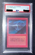 Pocket Scout - 1993 MTG Lightning Bolt Beta LEB PSA7 Vintage Red Instant Christopher Rush Art