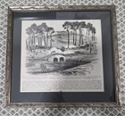 1895 Civil War Print Battle of Antietam Federals Charge Over The Bridge 1862