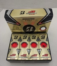 Bridgestone e12 Contact Golf Balls Straight Distance Matte Red - 1 Dozen - NIB