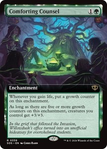 Comforting Counsel Extended Art Foil (Secrets of Strixhaven)