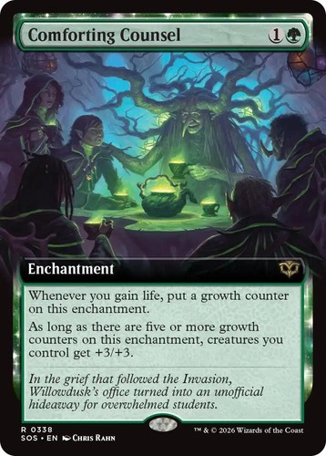 Comforting Counsel Extended Art Foil (Secrets of Strixhaven)