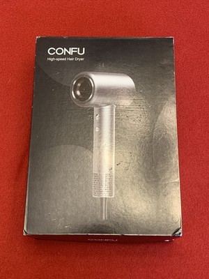 CONFU High Speed White Hair Dryer 110000rpm Brushless Motor, White - NEW #c13