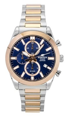 Casio Edifice Chronograph Blue Dial Quartz 100M Men's Watch EFB-710SG-2AV
